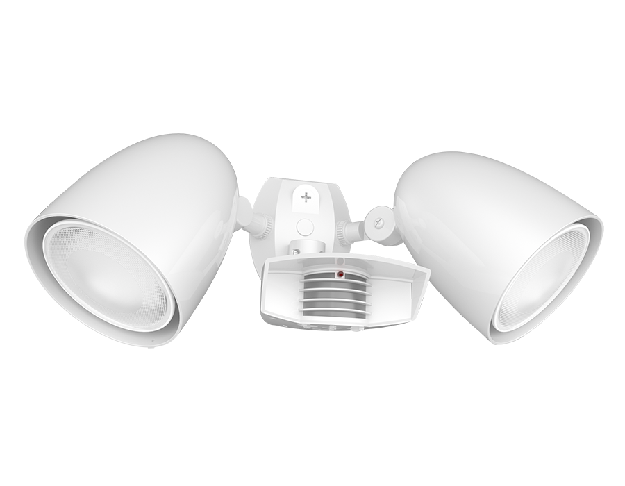 RAB LED Outdoor Sensor Lights With STL110HBW Sensor And 2 CCT Selectable PAR38 Lamps 38W 3000K/4000K/5000K E26 Base 90 CRI 3600Lm Kit (STL110HBW/L)