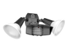 RAB LED Outdoor Sensor Lights With STL110R Sensor And 2 CCT Selectable PAR38 Lamps 38W 3000K/4000K/5000K E26 Base 90 CRI 3600Lm Kit (STL110R/L)