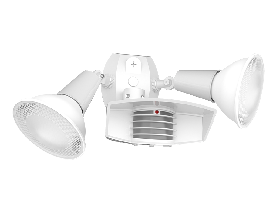 RAB LED Outdoor Sensor Lights With STL110RW Sensor And 2 CCT Selectable PAR38 Lamps 38W 3000K/4000K/5000K E26 Base 90 CRI 3600Lm Kit (STL110RW/L)
