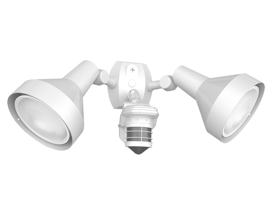RAB LED Outdoor Sensor Lights With STL360HW Sensor And 2 CCT Selectable PAR38 Lamps 38W 3000K/4000K/5000K E26 Base 90 CRI 3600Lm Kit (STL360HW/L)