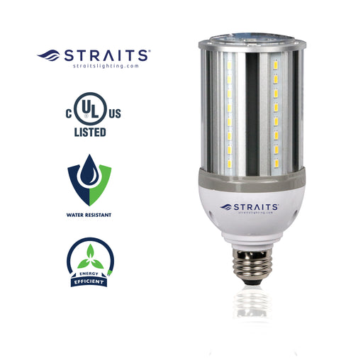 Straits Lighting SL915CBA-18W-E26 (3000K) LED Corn Cob Lamp 18W 85/277V 3000K 2320Lm Non-Dimmable E26 Base 80 CRI (15020013)