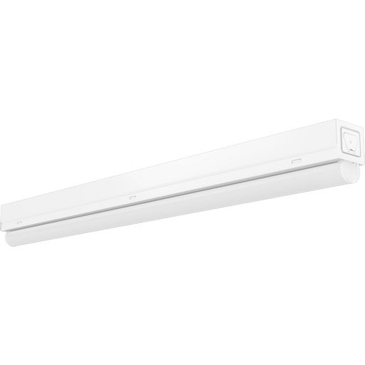 RAB LED Strip Light 2 Foot Wattage/CCT Selectable 10W/8W/6W 3500K/4000K/5000K Single Tube 120-277V White (STRP2)