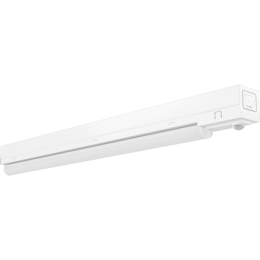 RAB LED Strip Light 2 Foot Wattage/CCT Selectable 10W/8W/6W 3500K/4000K/5000K Single Tube White PIR Sensor 120-277V (STRP2/PIR)