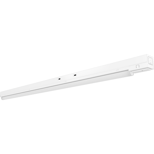 RAB LED Strip Light 4 Foot Wattage/CCT Selectable 20W/15W/10W 3500K/4000K/5000K Single Tube White Microwave Occupancy Sensor 120-277V (STRP4/MVS)
