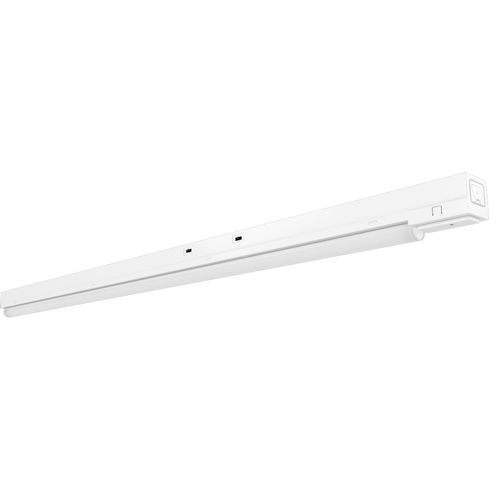 RAB LED Strip Light 4 Foot Wattage/CCT Selectable 20W/15W/10W 3500K/4000K/5000K Single Tube White Microwave Occupancy Sensor 120-277V (STRP4/MVS)