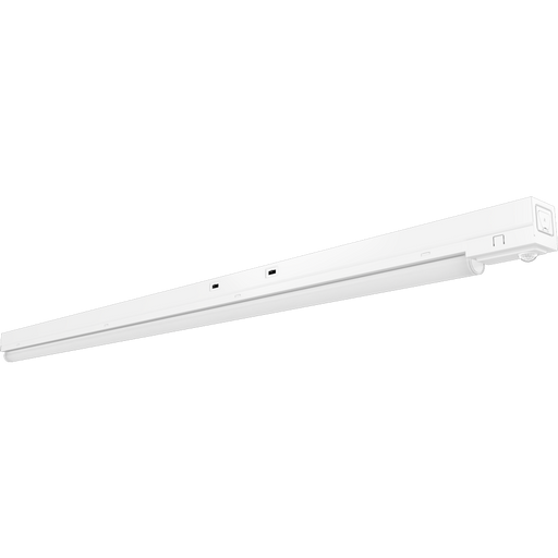 RAB LED Strip Light 4 Foot Wattage/CCT Selectable 20W/15W/10W 3500K/4000K/5000K Single Tube White PIR Sensor 120-277V (STRP4/PIR)