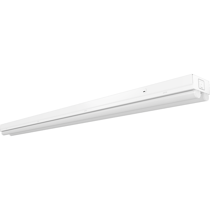 RAB LED Strip Light 4 Foot Wattage/CCT Selectable 40W/30W/20W 3500K/4000K/5000K Double Tubes 120-277V White (STRP4H)