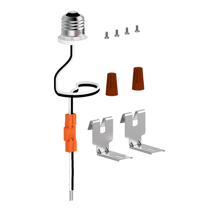 RAB Lamp Socket Set For 5.5 Inch/7 Inch/9 Inch Small Compatible With 4 Inch Can (SUMO-4IN-RETROFIT)