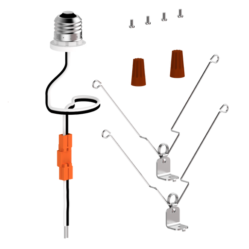 RAB Lamp Socket Set For 5.5 Inch/7 Inch/9 Inch Small Compatible With 6 Inch Can (SUMO-6IN-RETROFIT)