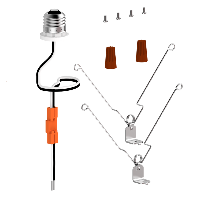 RAB Lamp Socket Set For 5.5 Inch/7 Inch/9 Inch Small Compatible With 6 Inch Can (SUMO-6IN-RETROFIT)