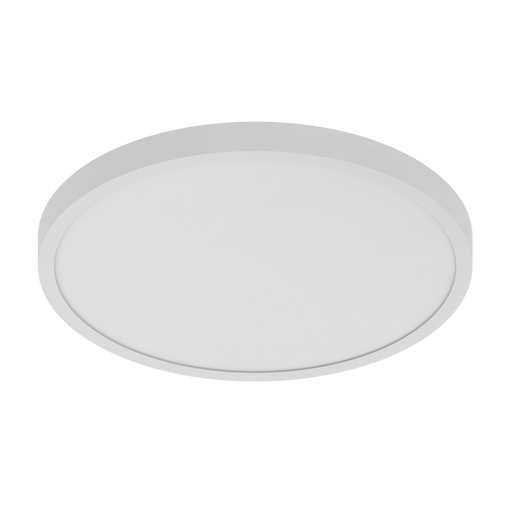 RAB Slim Sumo XL 19 Inch Round Surface Mount 30W 2250Lm 90 CRI CCT Selectable 2700K/3000K/3500K/4000K/5000K 120-277V 0-10V/Triac Dimming White (SUMO-R-19/D10)