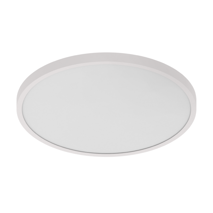 RAB Slim Sumo XL 24 Inch Round Surface Mount 35W 2600Lm 90 CRI CCT Selectable 2700K/3000K/3500K/4000K/5000K 120-277V 0-10V/Triac Dimming White (SUMO-R-24/D10)