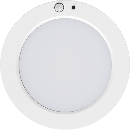 RAB 5.5 Inch Slim Round LED Surface Mount Downlight 10W CCT Selectable 2700K/3000K/3500K/4000K/5000K 90 CRI PIR Sensor (SUMO-R-5/PIR)