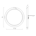 RAB 9 Inch Slim Round LED Surface Mount Downlight 18W CCT Selectable 2700K/3000K/3500K/4000K/5000K 90 CRI PIR Sensor (SUMO-R-9/PIR)