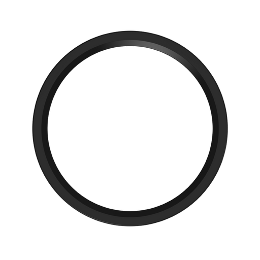 RAB Color Trim For 5.5 Inch SUMO Surface Mount Round Black Smooth (SUMO-TRIM-R-5-BLK)