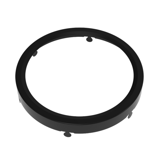 RAB Color Trim For 5.5 Inch SUMO Surface Mount Round Black Smooth (SUMO-TRIM-R-5-BLK)