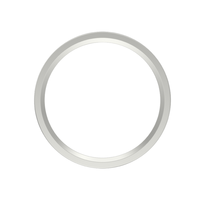 RAB Color Trim For 5.5 Inch SUMO Surface Mount Round Brushed Nickel Smooth (SUMO-TRIM-R-5-BN)