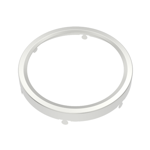 RAB Color Trim For 5.5 Inch SUMO Surface Mount Round Brushed Nickel Smooth (SUMO-TRIM-R-5-BN)