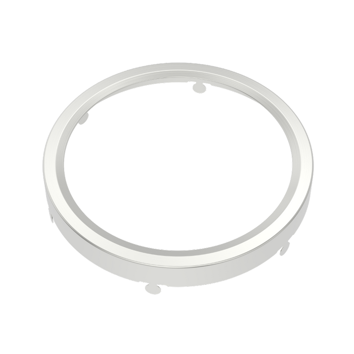 RAB Color Trim For 5.5 Inch SUMO Surface Mount Round Brushed Nickel Smooth (SUMO-TRIM-R-5-BN)