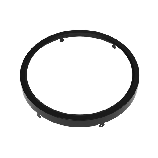 RAB Color Trim For 7 Inch SUMO Surface Mount Round Black Smooth (SUMO-TRIM-R-7-BLK)