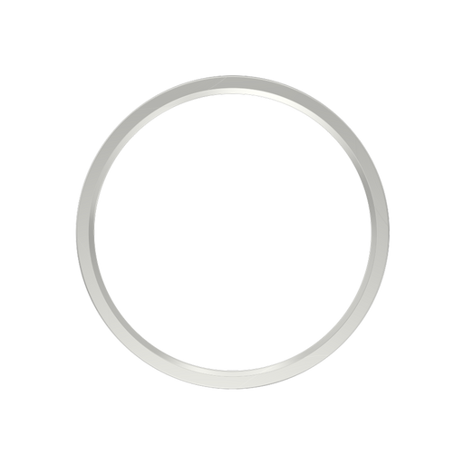 RAB Color Trim For 7 Inch SUMO Surface Mount Round Brushed Nickel Smooth (SUMO-TRIM-R-7-BN)