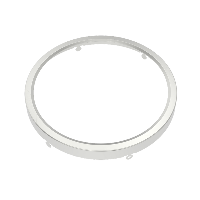 RAB Color Trim For 7 Inch SUMO Surface Mount Round Brushed Nickel Smooth (SUMO-TRIM-R-7-BN)