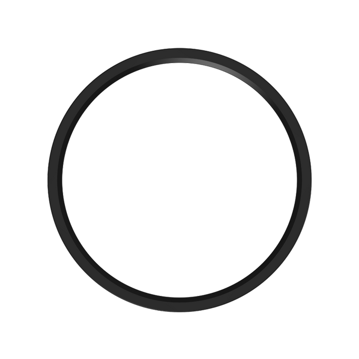 RAB Color Trim For 9 Inch SUMO Surface Mount Round Black Smooth (SUMO-TRIM-R-9-BLK)