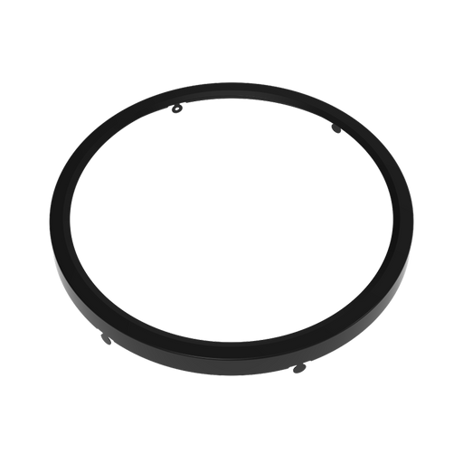 RAB Color Trim For 9 Inch SUMO Surface Mount Round Black Smooth (SUMO-TRIM-R-9-BLK)