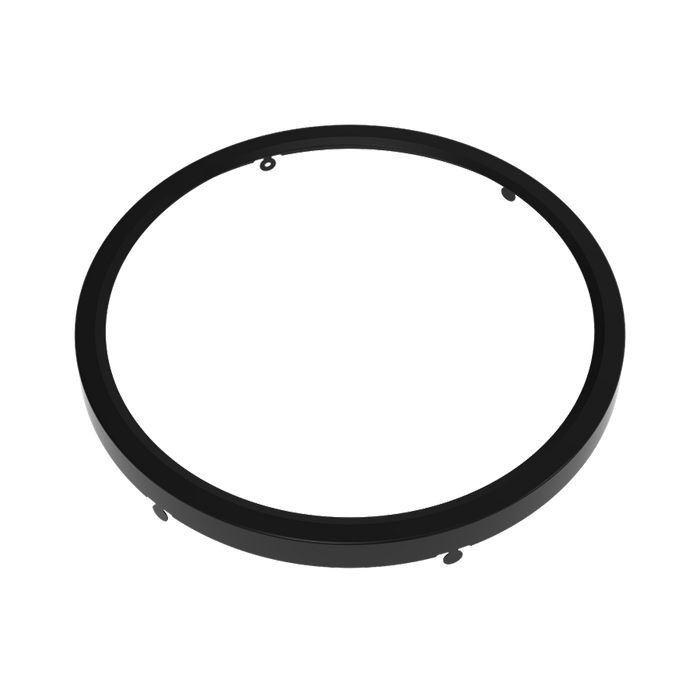 RAB Color Trim For 9 Inch SUMO Surface Mount Round Black Smooth (SUMO-TRIM-R-9-BLK)