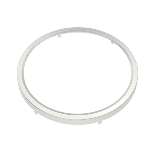 RAB Color Trim For 9 Inch SUMO Surface Mount Round Brushed Nickel Smooth (SUMO-TRIM-R-9-BN)