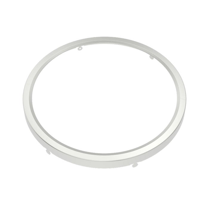 RAB Color Trim For 9 Inch SUMO Surface Mount Round Brushed Nickel Smooth (SUMO-TRIM-R-9-BN)