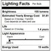 Sunlite 15G16.5/CL/12PK Incandescent 15W 105Lm 2600K G16.5 Lamp 12 Pack (40148-SU)