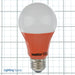 Sunlite A19/3W/O/LED Orange LED 120V 3W 65Lm A19 Medium E26 Non-Dimmable (80147-SU)