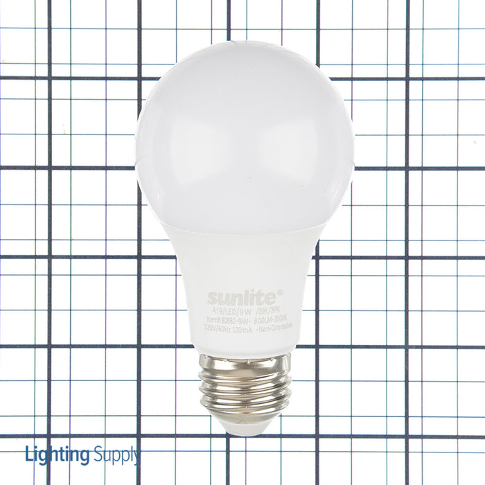 Sunlite A19/LED/9W/30K Omnidirectional 60W Equivalent 3000K (80682-SU)