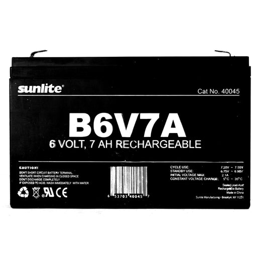 Sunlite B6V7A Emergency Back-Up Battery (40045-SU)
