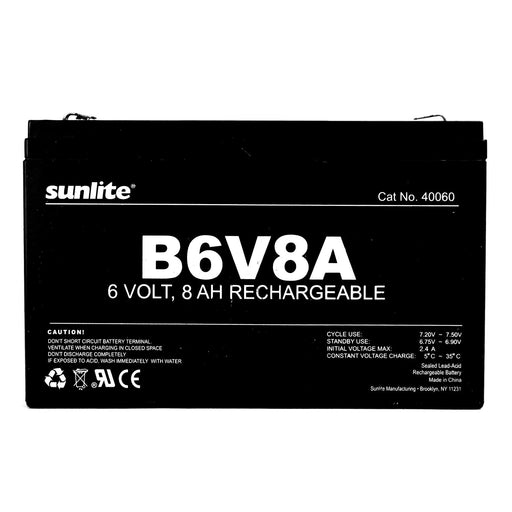 Sunlite B6V8A Emergency Backup Battery (40060-SU)