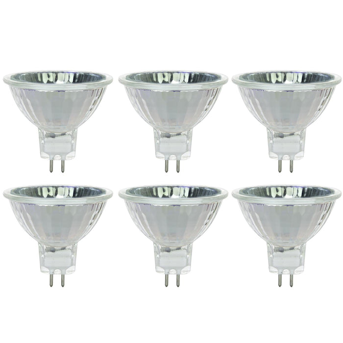 Sunlite BAB/CG Halogen 20W 230Lm 3000K MR16 GU5.3 Base Lamp 6 Pack (40702-SU)