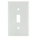 Sunlite E101/W 1-Gang Toggle Switch Plate White (50507-SU)