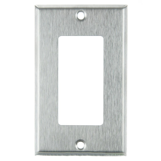 Sunlite E301/S 1-Gang Decorative Switch And Receptacle Plate Steel (50703-SU)