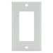 Sunlite E301/W 1-Gang Decorative Switch And Receptacle Plate White (50712-SU)