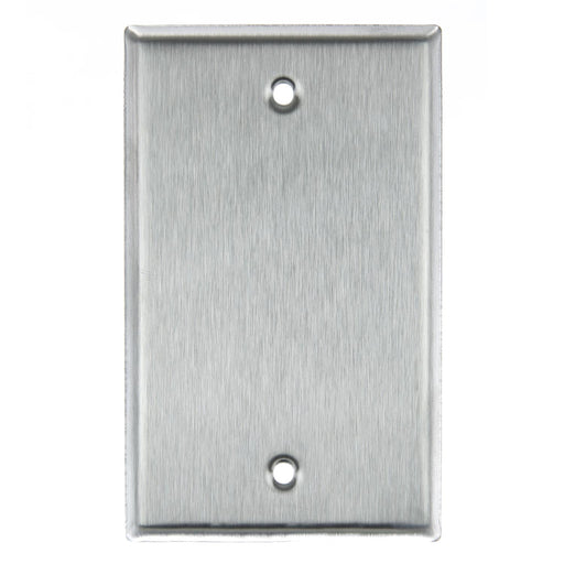Sunlite E401/S 1-Gang Blank Switch And Receptacle Plate Steel (50768-SU)