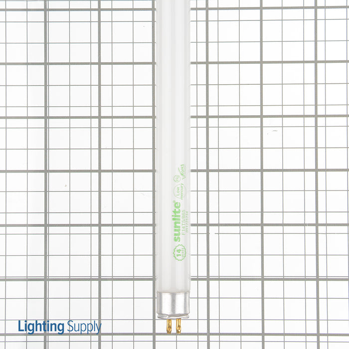Sunlite F14T5/865 2 Foot Fluorescent 6500K 14W 1200Lm Tubular T5 Mini Bi-Pin G5 Non-Dimmable (30314-SU)