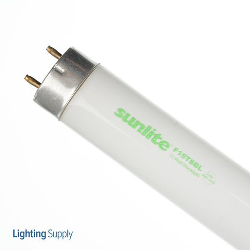 Sunlite F15T8/BL Black Light Fluorescent 15W Tubular T8 Medium Bi-Pin G13 Non-Dimmable (38040-SU)