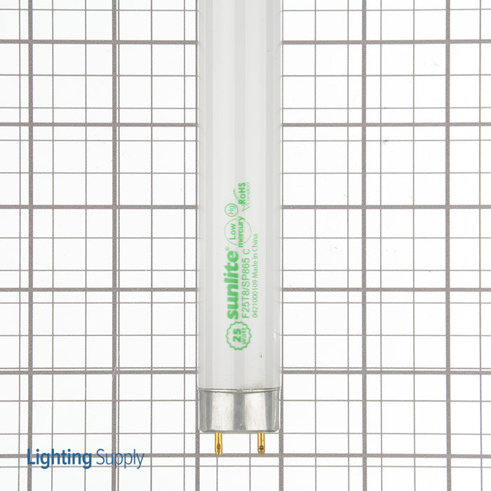 Sunlite F25T8/SP865/30PK 3 Foot High Performance Fluorescent Tube 6500K 25W 2300Lm Medium Bi-Pin (G13) Non-Dimmable (30159-SU)