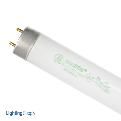 Sunlite F32T8/SP850 48 Inch Fluorescent 5000K 32W 3100Lm Tubular T8 Medium Bi-Pin G13 Non-Dimmable (30199-SU)