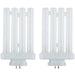 Sunlite FML27/30K/2PK Plug-In 27W 1500Lm 3000K FML 4-Pin Quad Tube Bulb 2-Pack (40530-SU)
