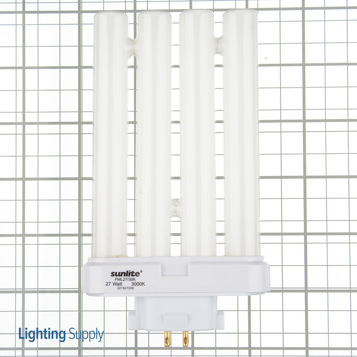 Sunlite FML27/30K/CD1 Compact Fluorescent 3000K 27W 1500Lm FML 4-Pin (GX10Q-4) Plug-In Non-Dimmable (05770-SU)