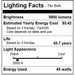 Sunlite HL/LED/T36/E26/45W/30K LED T36 Super Bright High Lumen Corn Cob Light Bulb 45W 525W Equivalent 5800Lm Medium E26 Base 120-277 Multi Volt Non-Dimmable 30K-Warm White (81259-SU)