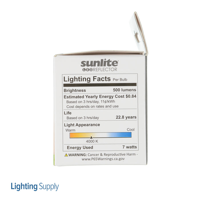 Sunlite LED MR16 Bulb 7W 500Lm 4000K 120V E26 Base (80084-SU)