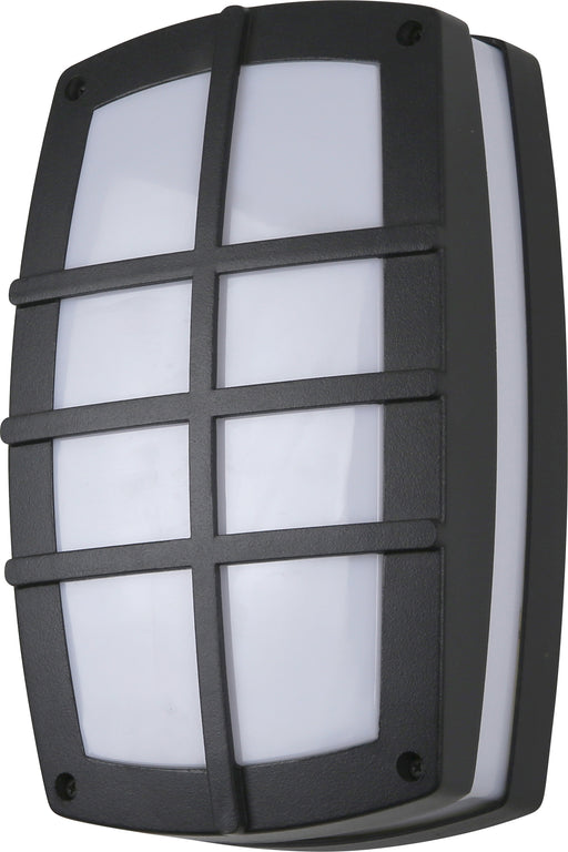 Sunlite LFX/BH/12W/SCT/BK 12W 11 Inch LED Bulkhead Outdoor Wall Sconce 650Lm CCT Selectable 3000K/4000K/5000K 120V Black (85103-SU)